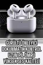 3.Nesil TWS Bluetooth Kulaklık Mikrofonlu ANC Özelliği Dokunmatik Kontrol - Görsel 2