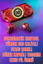 Bluetooth Kulaklık Stres Çarklı Döndürülebilir Uzun Şarj Süreli Oyuncu Kulaklığı - Görsel 2