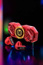 Stres Çarklı Bluetooth Kulaklık Kablosuz Kırmızı Yüksek Ses Kaliteli - Görsel 3