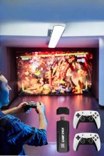 Joystick Çift Kollu Oyun Kolu Retro Oyun Yüksek Çözünürlüklü 3D Game - Görsel 5