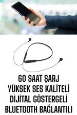 Mikrofonlu Kablolu Bluetooth Kulaklık Yeni Nesil Yüksek Ses Kaliteli - Görsel 2