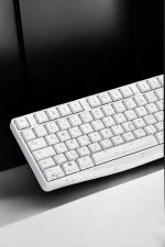 Beyaz Kablosuz Klavye Fare Seti Kablosuz Fare USB Alıcı PC Uyumlu - Görsel 4