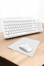 Q Klavye Beyaz Klavye Ve Mouse Seti Kablosuz USB Girişli - Görsel 3