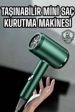 Saç Kurutma Makinesi Seyahat Tipi Mini Taşınabilir