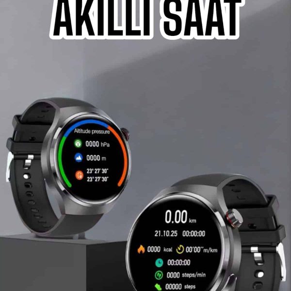 Akıllı Saat Bluetooth Bağlantılı Amoled Ekran Uyku ve Sağlık Takibi