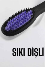 Saç Düzleştirici Fön Tarak Elektrikli Sıkı Dişli Tarak - Görsel 5
