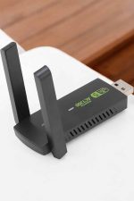 Wifi Alıcı Wifi Adaptörü USB Girişli 3.0 - Görsel 4
