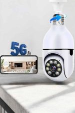 Güvenlik Kamerası Wifi Kamera Duylu Ev Kamerası Wifi Bağlantılı Dönebilen - Görsel 6