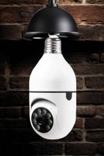 Wifi Kamera Duylu Ampul Görünümlü 360 Derece Dönebilen Ev Kamerası - Görsel 5