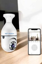 Güvenlik Kamerası Wifi Kamera Duylu Ev Kamerası Wifi Bağlantılı Dönebilen - Görsel 2