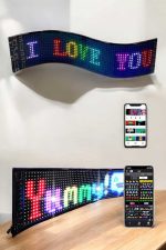 Led Matrix Panel Dijital Ekran Kumandalı Pixsel Görünümlü - Görsel 5