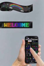 Otomobil Uyumlu Led Matrix Dijital Ekran Bluetooth Bağlantılı 16X24 - Görsel 2
