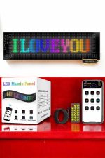 Led Matrix Panel Dijital Ekran Kumandalı Pixsel Görünümlü - Görsel 3