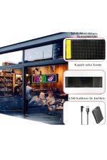 Led Matrix Panel Dijital Ekran Kumandalı Pixsel Görünümlü - Görsel 4