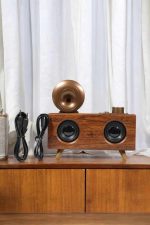 Bluetooth Hoparlör Ahşap Klasik Retro Gramofon Bluetooth Müzik Kutusu - Görsel 3