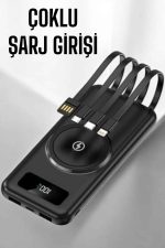 10.000 Mah Powerbank 4 Portlu Hızlı Şarj Dijital Göstergeli - Görsel 3