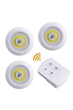Led Lamba 3&apos;lü Uzaktan Kumandalı Yapışkanlı