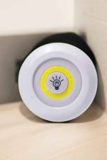 Spot Lamba Led Işık 3&apos;lü Uzaktan Kumandalı Pilli Yapışkanlı Kablosuz - Görsel 3