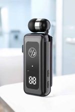 Kablolu Makaralı Bluetooth Kulaklık Uzun Pil Ömrü Dijital Göstergeli - Görsel 3