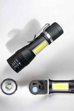 El Feneri Led USB Şarjlı Zoom Mini Led Işık Acil Durum Feneri - Görsel 2