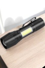 El Feneri Led USB Şarjlı Zoom Mini Led Işık Acil Durum Feneri - Görsel 4