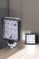 Tepe Lambası Çalışma Lambası Sis Lambası 16 Led Beyaz Led Işık - Görsel 4