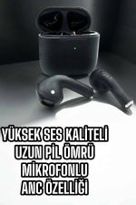 Bluetooth Kulaklık Yeni Nesil Pro Sensörlü Mikrofon Çağrı Cevaplama - Görsel 3