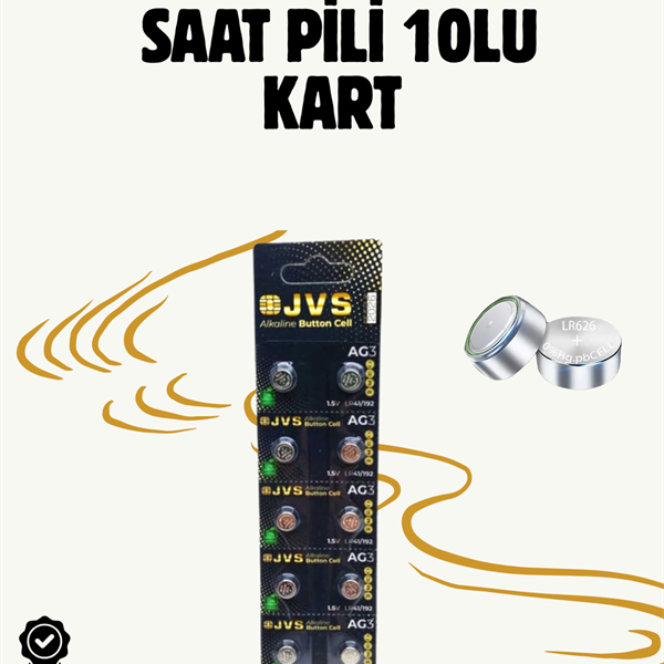 AG3 Tipi Mini Pil - Saat ve Oyuncak İçin Uygun