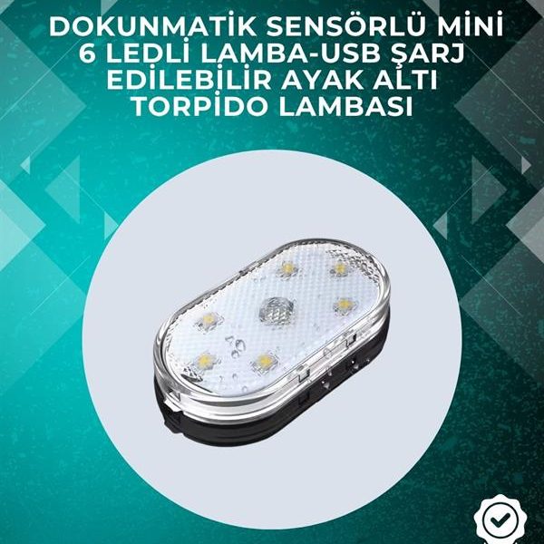 Araç İçi Dekorasyon İçin Manyetik ve Yapışkanlı LED Ambiyans Lambası