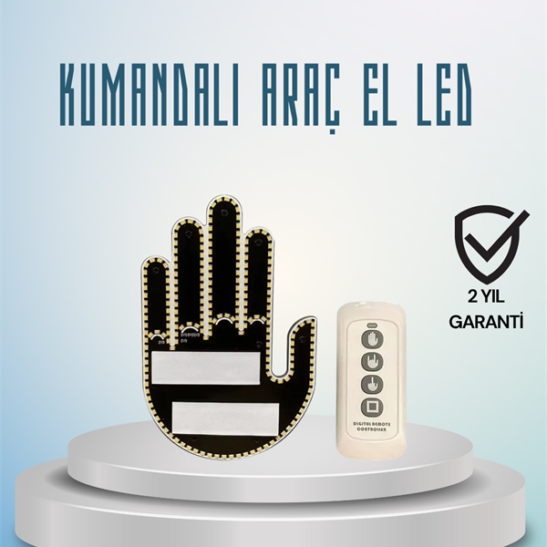 Aracınız İçin Eğlenceli ve Güvenli İletişim: LED Jest Lambası, Uzaktan Kumandalı, Kolay Montaj