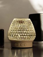 G5 Kristal Şarjlı Masa Lambası - 7 Renk Gece Lambası ve Bluetooth Hoparlör - Görsel 5