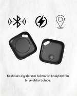 Akıllı Takip Teknolojisi ile Eşyalarınızı Korumaya Alın | Bul Uygulaması Destekli, Uzak Mesafe Bluetooth Takibi ve Uzun Ömürlü Batarya - Görsel 2