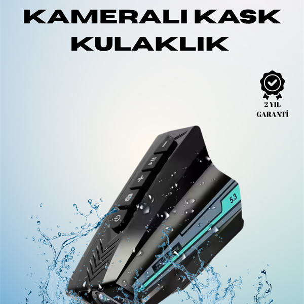 Motosiklet Kask İçi Akıllı Kamera – 2000 mAh, 128 GB SD Kart Desteği