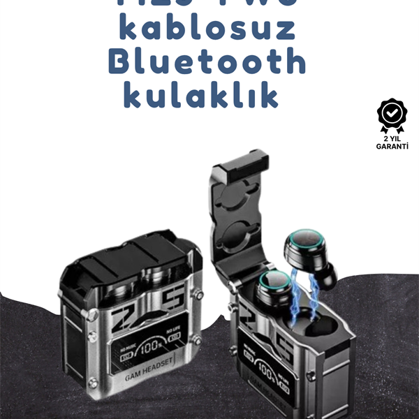 Ergonomik Tasarımlı Bluetooth Kulaklık | Suya Dayanıklı | Dokunmatik Kontrollü