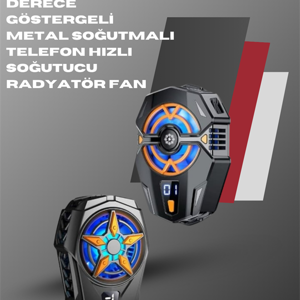 Ergonomik Telefon Soğutucu – 2 Hız Ayarı, Hafif ve Taşınabilir