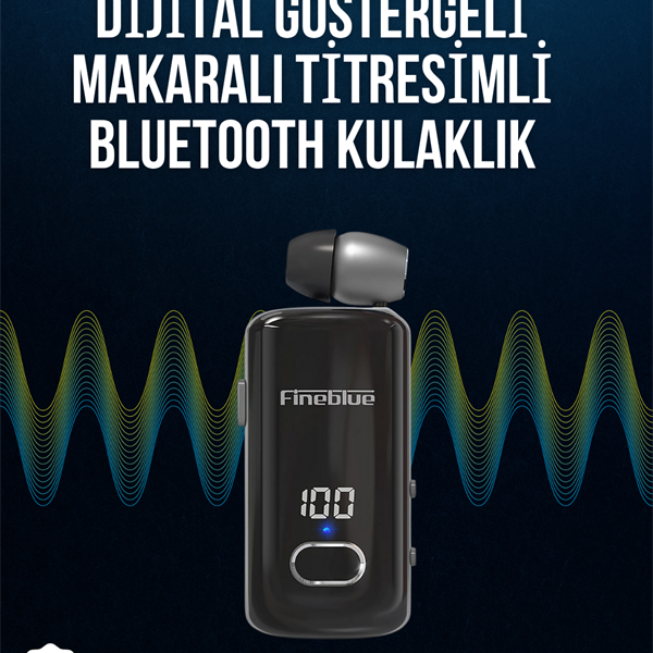 Fineblue F580 Bluetooth Kulaklık – İş, Oyun ve Spor İçin Gelişmiş Kablosuz Performans