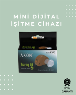 K80 Kulak İçi Mini İşitme Cihazı – Gürültü Azaltma, Net İnsan Sesi, Günlük Kullanıma Uygun - Görsel 2
