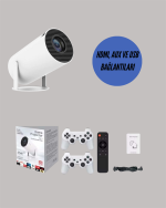 10.000 Oyun Destekli, Çift Kollu 4K Projeksiyon – HDMI, USB, AUX, Ethernet Yok - Görsel 2