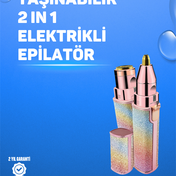 Kaş ve Yüz Epilation Aleti – Kolay Kullanımlı, Portatif Shaver USB Şarjlı