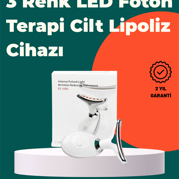 Kompakt ve Taşınabilir Cilt Bakım Cihazı – 3 Fonksiyonlu, USB Şarjlı, LED Işıklı Güzellik Aleti