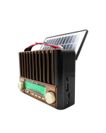 KTF-1428 Solar Enerjiyle Şarj Olabilen Bluetooth Nostalji Hoparlör – Taşınabilir, Güçlü Ses, MP3 Okuyucu - Görsel 4