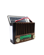 KTF-1428 Solar Panel Destekli Şarjlı Bluetooth Hoparlör – FM/AM/SW Radyo, AUX ve TF Kart Girişli - Görsel 4