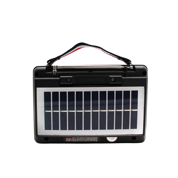 KTF-1428 Solar Panel Destekli Şarjlı Bluetooth Hoparlör – FM/AM/SW Radyo, AUX ve TF Kart Girişli