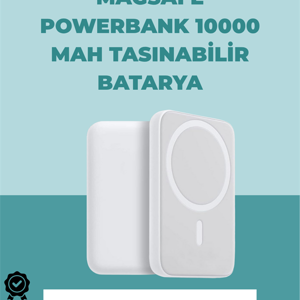 MagSafe Manyetik Powerbank – iPhone İçin Hızlı, Kablosuz ve Güvenli Şarj