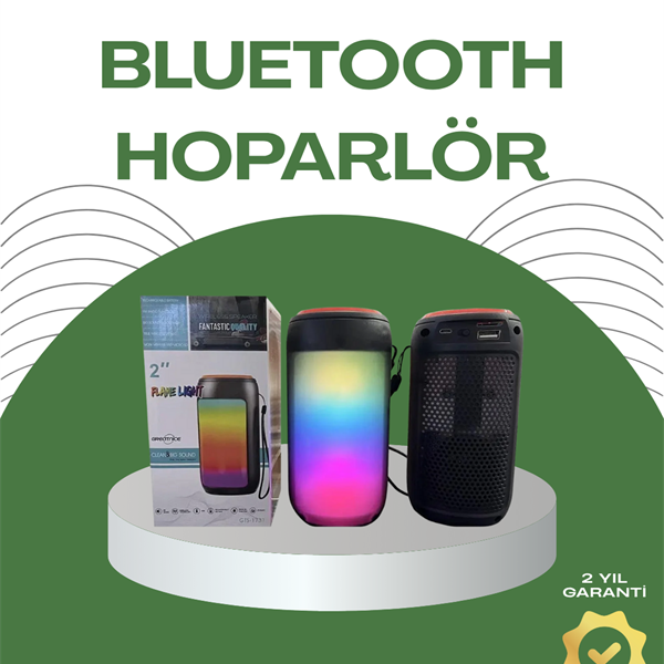 Mini LED Bluetooth Hoparlör GTS 1731 – Çoklu Ortam Desteği ve Hafif Tasarım
