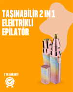 Mini USB Şarjlı Elektrikli Epilatör – Kaş ve Yüz Tüy Temizliği İçin 2&apos;si 1 Arada