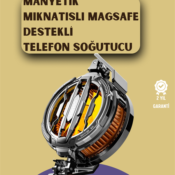 Mobil Oyunlar İçin Serinletici Telefon Fanı | Sessiz Çalışma | Geniş Kıskaçlı Tasarım