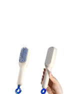 Otomatik Temizlenen Ergonomik Saç Tarağı – Masaj Başlıklı - Görsel 2