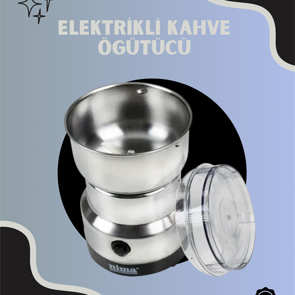 Paslanmaz Çelik Kahve Değirmeni | Düşük Gürültü, Yüksek Devir, Fındık ve Tahıl İçin Uygun