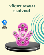 Taşınabilir Vücut Masaj Aleti – Dayanıklı Plastik + Metal Yapıyla 360° Konfor